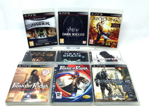 Portada de Lote Videojuegos (REF:5125006) para PlayStation 3, edición PAL España, de segunda mano