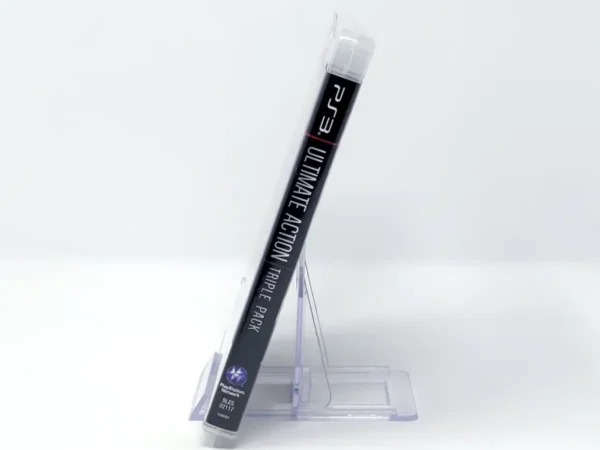 Lateral de la caja de Ultimate Action Triple Pack (POR) para PlayStation 3