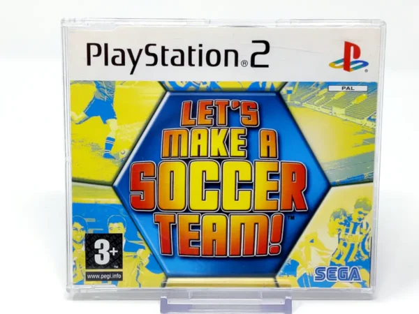 Portada de Let's Make a Soccer Team! (EUR) (Promo) para PlayStation 2, edición PAL EUR, de segunda mano