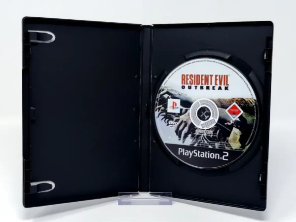 Interior del juego Resident Evil: Outbreak (ESP) (Rebajado) para PlayStation 2 con disco y manual
