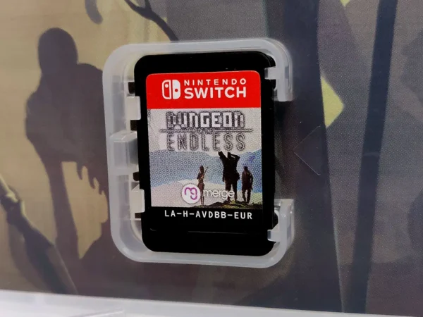 Lateral de la caja de Dungeon of the Endless (ESP) para Nintendo Switch