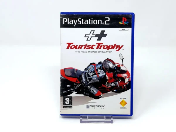 Portada de Tourist Trophy: The Real Riding Simulator (ITA) para PlayStation 2, edición PAL Italia, de segunda mano