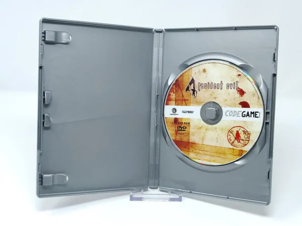 Lateral de la caja de Resident Evil 4 (ESP) para PC
