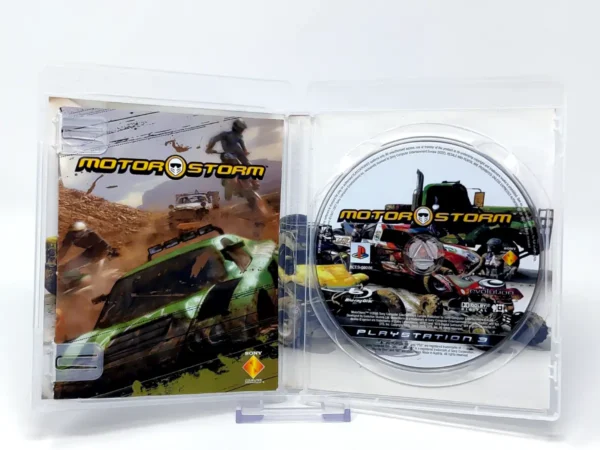 Interior del juego MotorStorm (ESP) (Rebajado) para PlayStation 3 con disco y manual