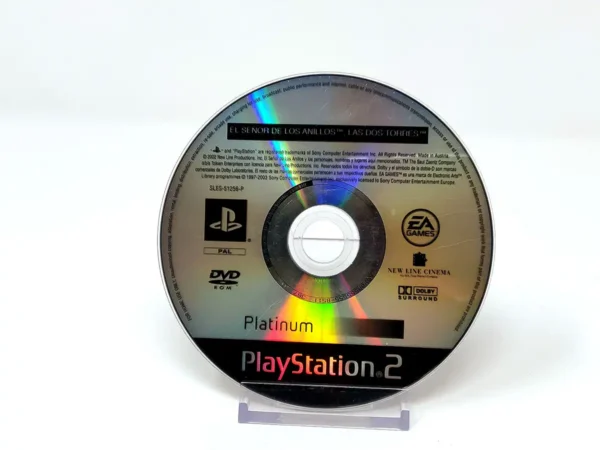 El Señor de los Anillos: Las Dos Torres (ESP) (Platinum) (Disco) para PlayStation 2, edición PAL España, de segunda mano