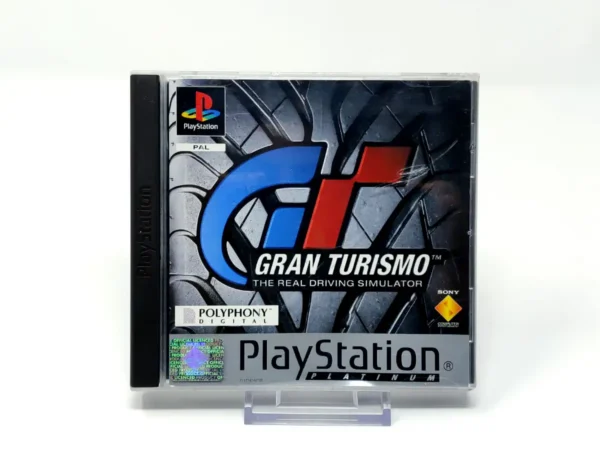 Portada de Gran Turismo (ESP) (Platinum) (Rebajado) para PlayStation 1, edición PAL España, de segunda mano