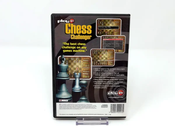 Parte trasera de Chess Challenger (UK) (Rebajado) para PlayStation 2, edición PAL UK