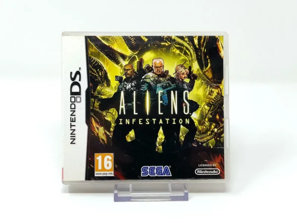 Portada de Aliens: Infestation  (ESP) para Nintendo DS, edición PAL España, de segunda mano