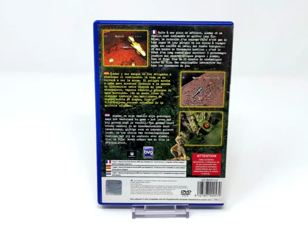 Parte trasera de Disney's Dinosaur (ESP) (Versión 1) (Rebajado) para PlayStation 2, edición PAL España