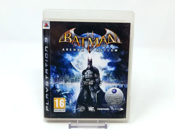 Portada de Batman: Arkham Asylum (ESP) para PlayStation 3, edición PAL España, de segunda mano