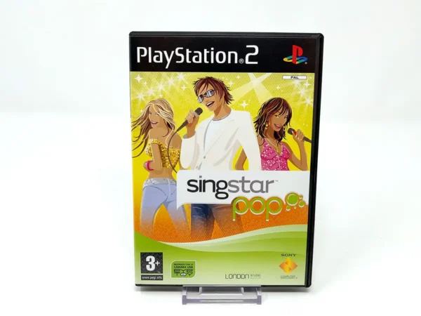 Portada de SingStar Pop (ESP) (v2) (Rebajado) para PlayStation 2, edición PAL España, de segunda mano