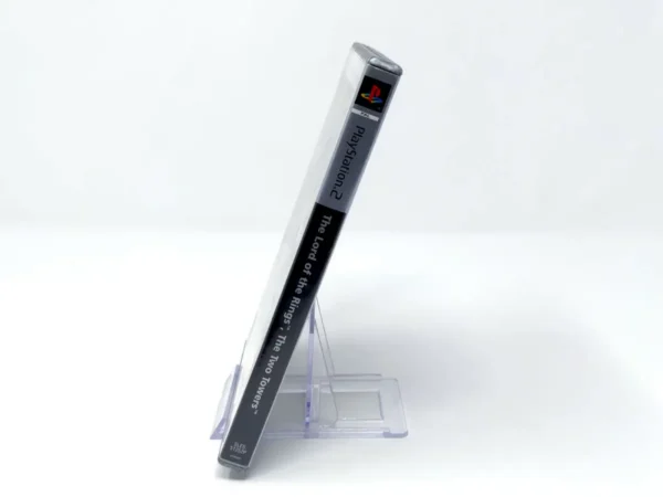 Lateral de la caja de The Lord of the Rings: The Two Towers (UK) (Platinum) para PlayStation 2