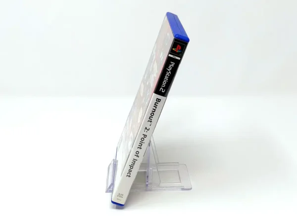 Lateral de la caja de Burnout 2: Point of Impact (UK) para PlayStation 2
