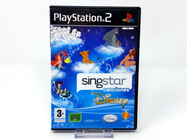 Portada de SingStar Canciones Disney (ESP) (Rebajado) para PlayStation 2, edición PAL España, de segunda mano