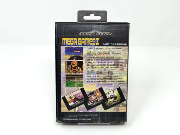 Parte trasera de Mega Games I (ESP) (Rebajado) para Sega Mega Drive, edición PAL España