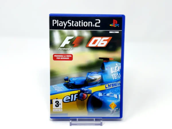 Portada de Formula One 06 (ESP) (v2) para PlayStation 2, edición PAL España, de segunda mano