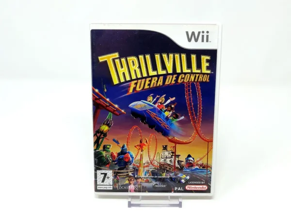 Portada de Thrillville: Fuera de Control (ESP) para Nintendo Wii, edición PAL España, de segunda mano