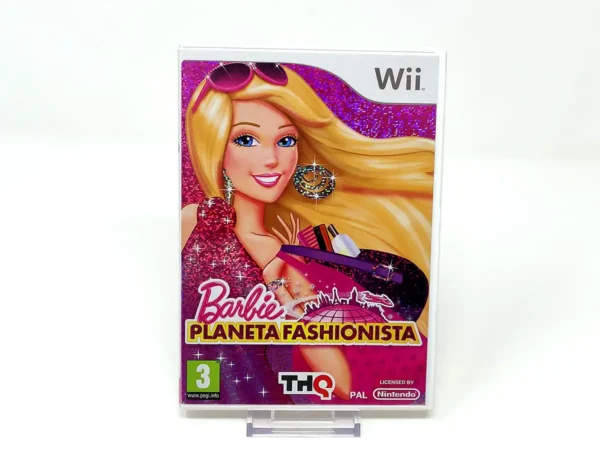 Portada de Barbie: Jet, Set & Style! (ESP) para Nintendo Wii, edición PAL España, de segunda mano