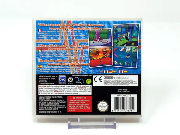 Parte trasera de Kim Possible: Kimmunicator (ESP) para Nintendo DS, edición PAL España