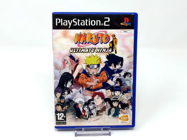 Portada de Naruto: Ultimate Ninja (UK) para PlayStation 2, edición PAL UK, de segunda mano
