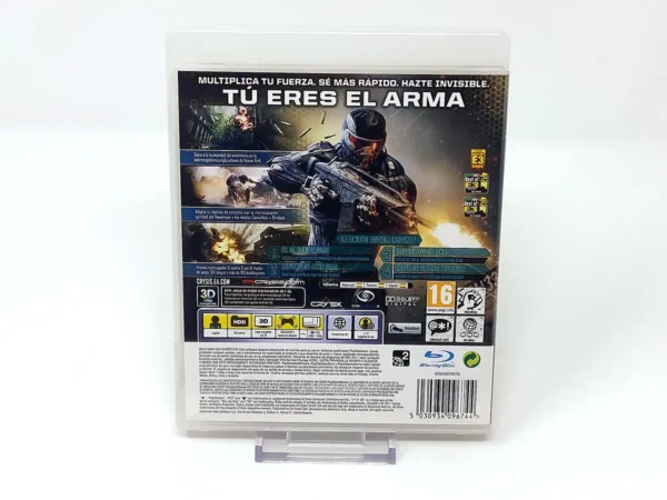 Parte trasera de Crysis 2 (Limited Edition) (ESP) para PlayStation 3, edición PAL España