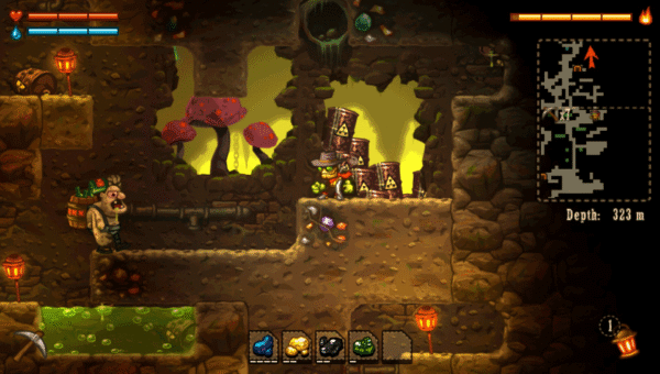 Lateral de la caja de SteamWorld Collection (ESP) (Precintado) para PlayStation 4