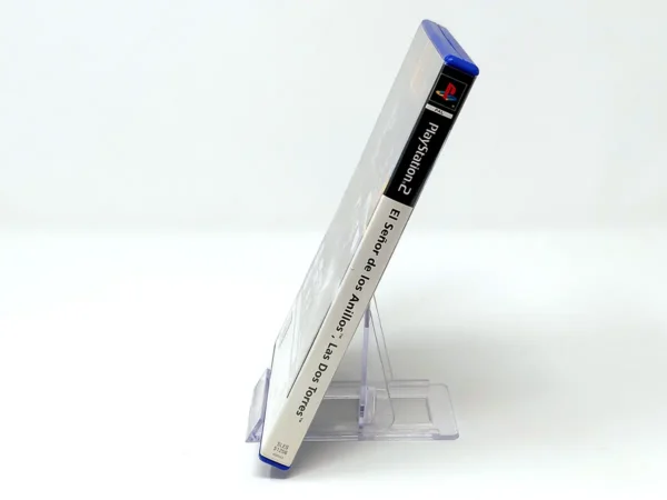 Lateral de la caja de El Señor de los Anillos: Las Dos Torres (ESP) para PlayStation 2