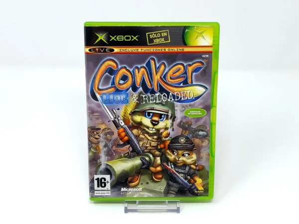 Portada de Conker: Live & Reloaded (ESP) para XBOX, edición PAL España, de segunda mano