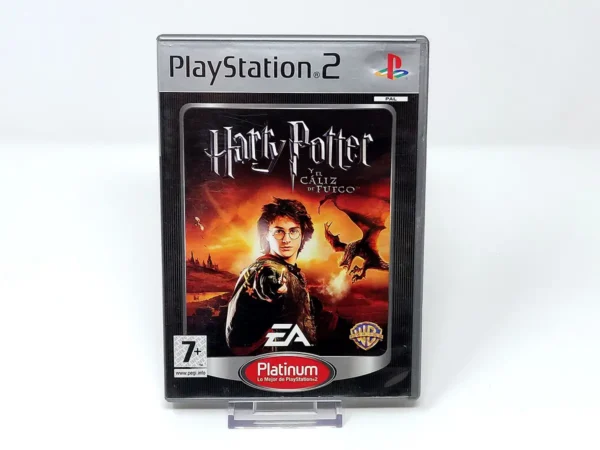 Portada de Harry Potter y el Cáliz de Fuego (ESP) (Platinum) (Rebajado) para PlayStation 2, edición PAL España, de segunda mano