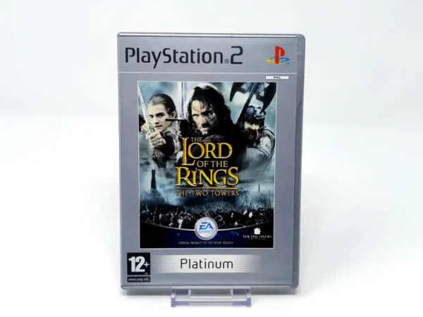 Portada de The Lord of the Rings: The Two Towers (UK) (Platinum) para PlayStation 2, edición PAL UK, de segunda mano