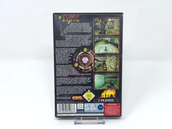 Parte trasera de Tomb Raider (ESP) para Sega Saturn