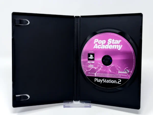 Interior del juego Pop Star Academy (ESP) (Rebajado) para PlayStation 2 con disco y manual