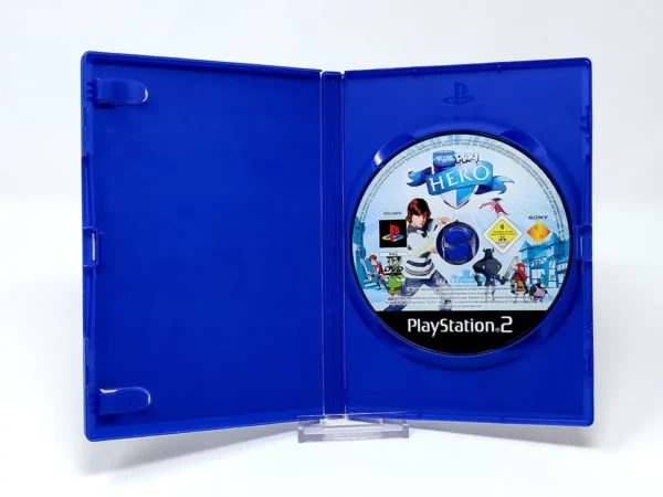Interior del juego EyeToy Play: Hero (ESP) (Rebajado) para PlayStation 2 con disco y manual