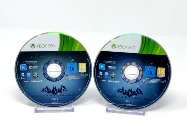 Batman: Arkham Origins (ESP) (2 Discos) para XBOX 360, edición PAL España, de segunda mano