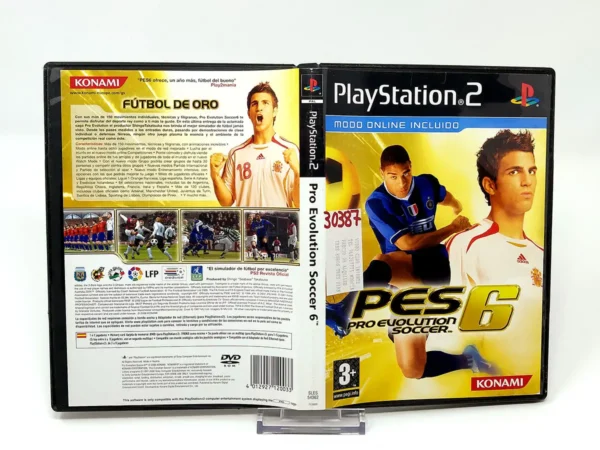 Pro Evolution Soccer 6 (ESP) (Carátula) (Rebajado) para PlayStation 2, edición PAL España, de segunda mano