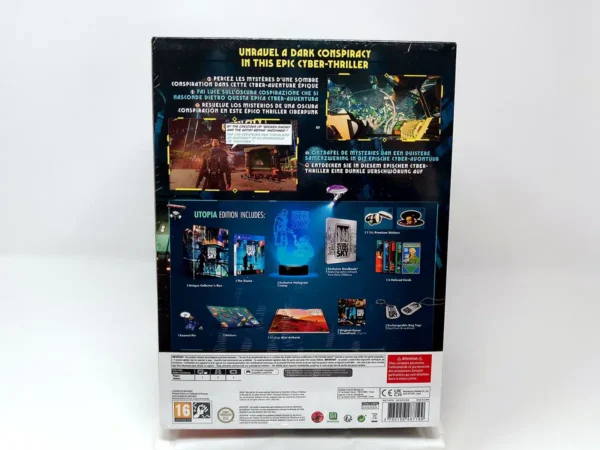 Parte trasera de Beyond a Steel Sky: Utopia Edition (ESP) (Precintado) para Nintendo Switch, edición PAL España