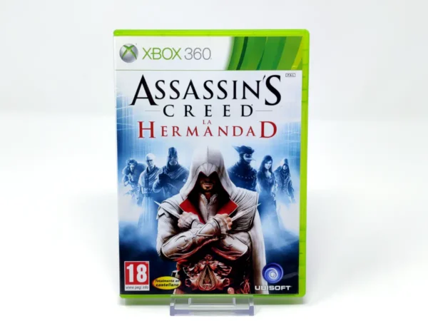 Portada de Assassin's Creed: La Hermandad (ESP) para XBOX 360, edición PAL España, de segunda mano