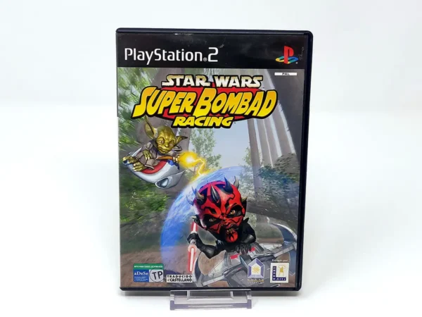 Portada de Star Wars: Super Bombad Racing (ESP) para PlayStation 2, edición PAL España, de segunda mano