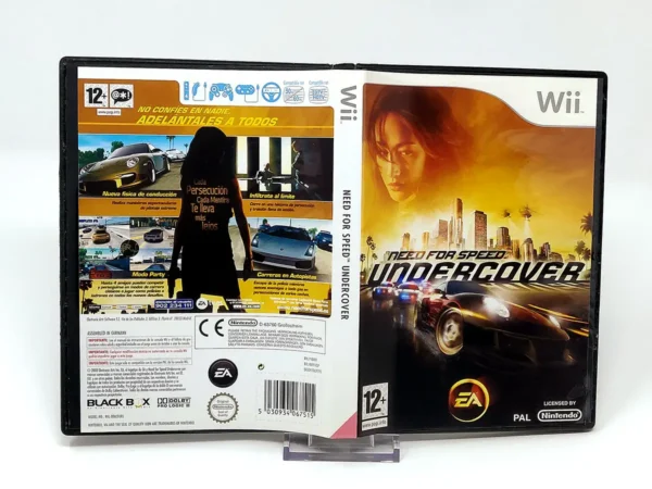 Need for Speed: Undercover (ESP) (Carátula) para Nintendo Wii, edición PAL España, de segunda mano