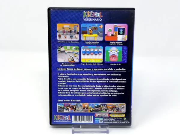 Parte trasera de Kidskool Veterinario (ESP) para PC, edición PAL España