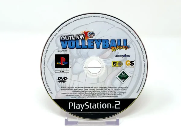Outlaw Volleyball Remixed (ESP) (Disco) para PlayStation 2, edición PAL España, de segunda mano