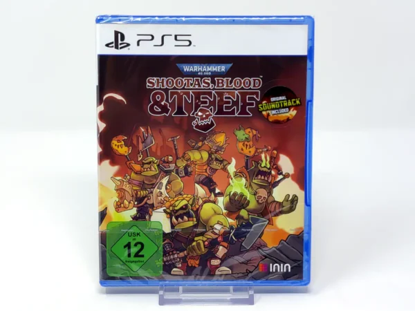 Portada de Warhammer 40,000: Shootas, Blood & Teef (ALE) (Precintado) para PlayStation 5, edición PAL Alemania, nuevo