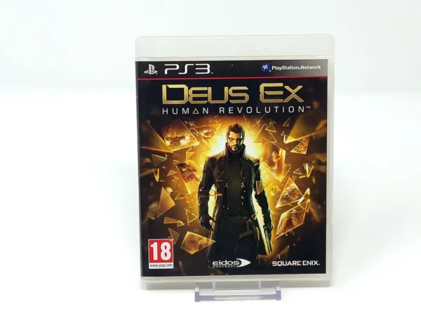 Portada de Deus Ex: Human Revolution (ESP) para PlayStation 3, edición PAL España, de segunda mano