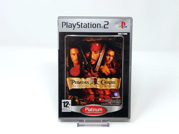 Portada de Piratas del Caribe: La Leyenda de Jack Sparrow (ESP) (Platinum) para PlayStation 2, edición PAL España, de segunda mano