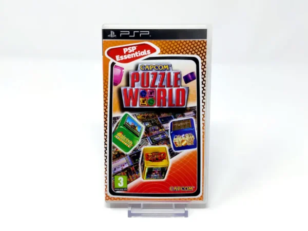 Portada de Capcom Puzzle World (ESP) (Essentials) para PSP, edición PAL España, de segunda mano