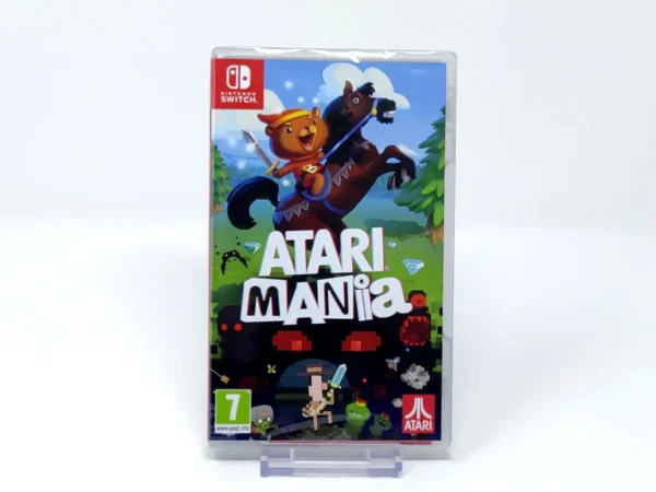 Portada de Atari Mania (ESP) (Precintado) para Nintendo Switch, edición PAL España, nuevo