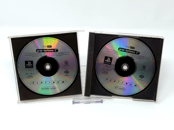 Interior del juego Gran Turismo 2 (ESP) (Rebajado) para PlayStation 1 con disco y manual
