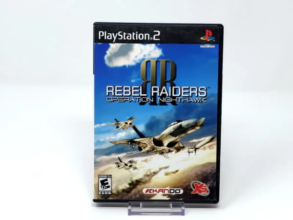 Portada de Rebel Raiders: Operation Nighthawk (USA) para PlayStation 2, edición NTSC USA, de segunda mano