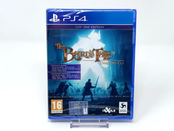 Portada de The Bard's Tale IV: Director's Cut (ESP) (Precintado) para PlayStation 4, edición PAL España, nuevo
