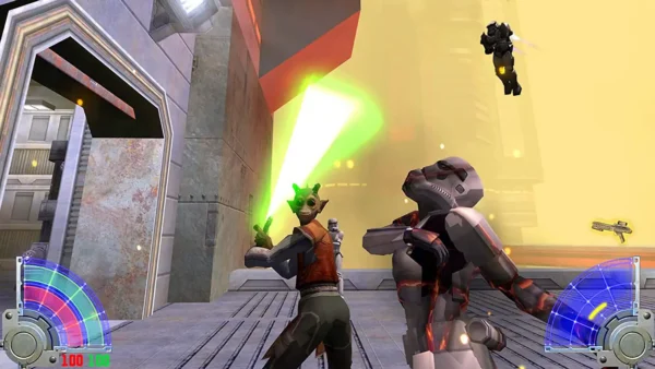 Parte trasera de Star Wars Jedi Knight Collection (ESP) para PlayStation 4, edición PAL España